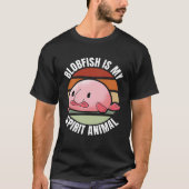 Blobfishは私の精神の動物の水中競技動物の海のCrである Tシャツ (正面)