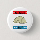 BlobFish 2020年のPin 缶バッジ (正面)