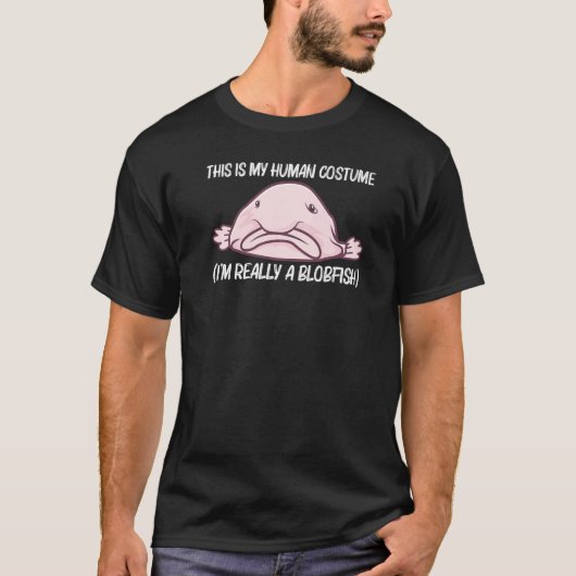 Blobfish For Men Women Deep Sea Fish Zoo Animal Tシャツ (正面)