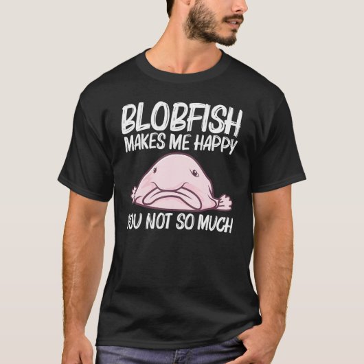 Blobfish For Men Women Deep Sea Fish Zoo Animal Tシャツ (正面)