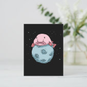 Blobfish Moon宇宙飛行士ギフトキッズBlobfish ポストカード (スタンド正面)