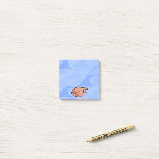 Blobfish Post it Notes ポストイット (デスク上)