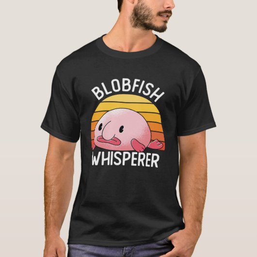 Blobfish Whisperer Blowfish Pufferfish Sea Creatur Tシャツ (正面)