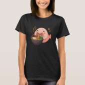 Blobfish with Noodles Ramen Kawaii Blobfish 1 Tシャツ (正面)