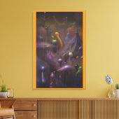 Blobular Report from Galactic Central キャンバスプリント (インサイチュ (リビング))