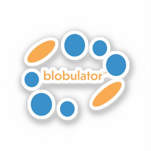 blobulator ビニールステッカー シール (正面)