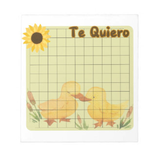 Bloc de nota con diseño tierno vintage de patos ノートパッド