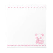 Bloc de Notas Cute Panda ノートパッド (正面)