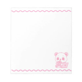 Bloc de Notas Cute Panda ノートパッド