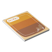 Bloc de notas diseño marrón con gatito ノートパッド (アングル)