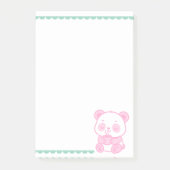 Bloc de Notas Notas Post-it® Panda Café ポストイット (正面)