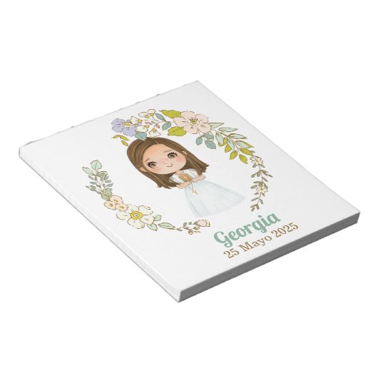 Bloc de notas Primera Comunión GEORGIA ノートパッド (アングル)