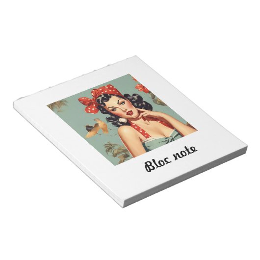 bloc note pin up ノートパッド (アングル)