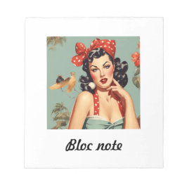 bloc note pin up ノートパッド