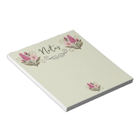 Bloc-notes Delicate Flower Notepad ノートパッド (アングル)