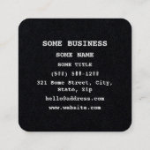 Bloch Sphere | Quantum Bit (Qubit) Physics / Math スクエア名刺 (裏面)