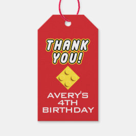 BLOCKカスタムパーティーブカラフルリック ギフトタグ