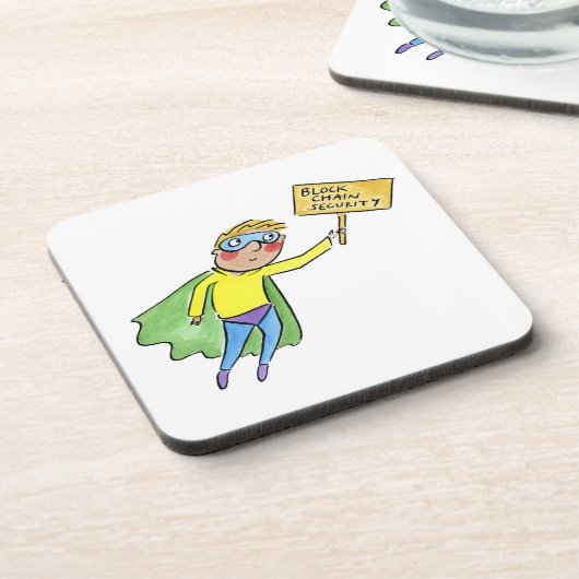 Block Chain Security コースター (左側)
