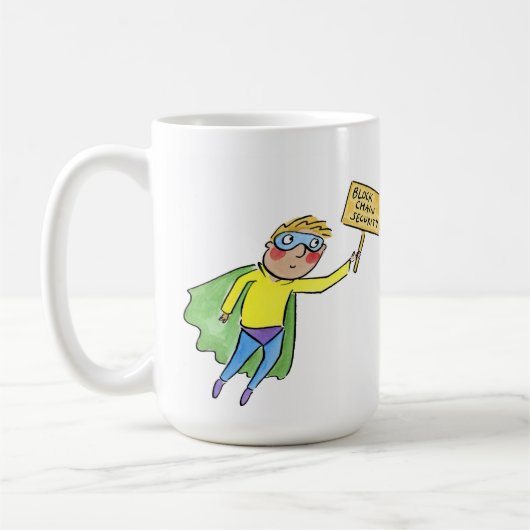 Block Chain Security コーヒーマグカップ (左)