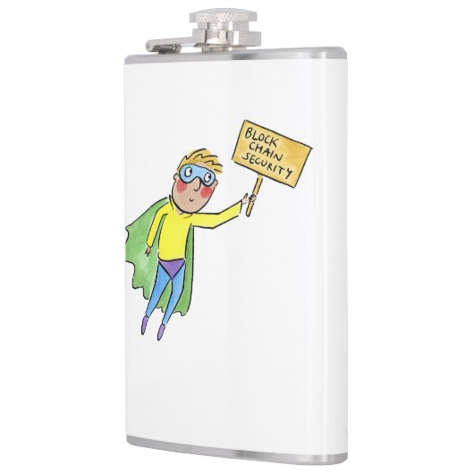 Block Chain Security フラスク (左)