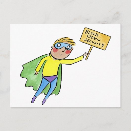 Block Chain Security ポストカード (正面)