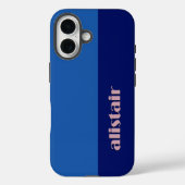 Block Colours With Personalization Case-Mate iPhoneケース (裏面)