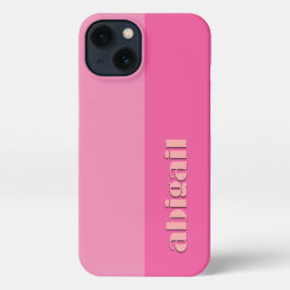 Block Colours With Personalization iPhone 13ケース