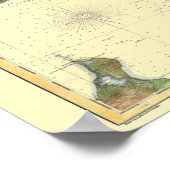 Block Island, Buzzard Bay, Nantucket and Martha’s ポスター (角)