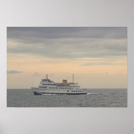 Block Island Ferry Poster ポスター (正面)
