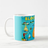 Block Island Rhode Island Mug コーヒーマグカップ (左)