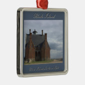 Block Island Southeast Light Ornament メタルオーナメント (右)