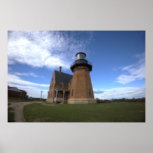 Block Island Southeast Light Poster ポスター (正面)