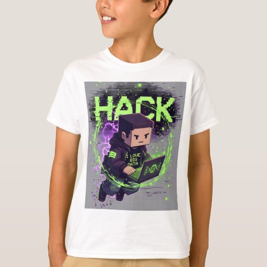 BLOCK KIDS HACK Tシャツ (正面)