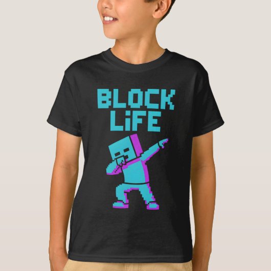 BLOCK LIFE Tシャツ (正面)