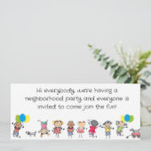 BLOCK PARTY INVITATION 招待状 (スタンド正面)