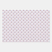 Block Print Botanicals and Animals ラッピングペーパーシート (正面3)