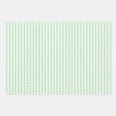 Block Print Flowers Wrapping Paper ラッピングペーパーシート (正面2)