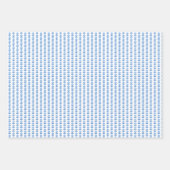 Block Print Flowers Wrapping Paper ラッピングペーパーシート (正面)