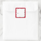 Block Print Garland スクエアシール (バッグ)