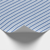 Block Print Lotus Stripes ラッピングペーパー (角)