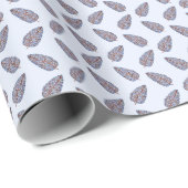 Block Print Topiary Tree ラッピングペーパー (ロールコーナー)