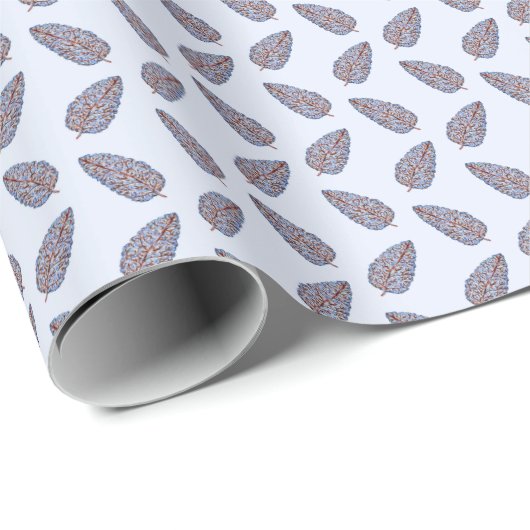 Block Print Topiary Tree ラッピングペーパー (ロールコーナー)