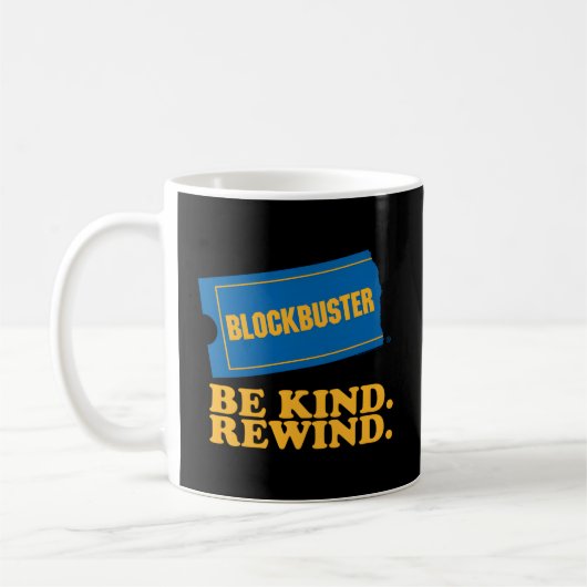 Blockbuster Be Kind巻き戻し コーヒーマグカップ (左)