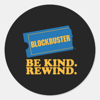 Blockbuster Be Kind巻き戻し ラウンドシール