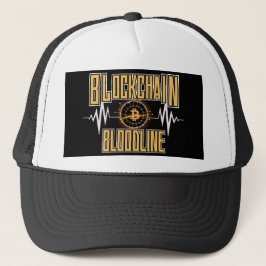 Blockchain Bloodline™ Crown Coded Crypto Culture キャップ