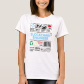Blockchain Engineer Skills Included Problem Solvin Tシャツ (正面)
