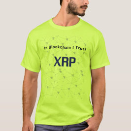 Blockchain Iの信頼XRPのさざ波 Tシャツ