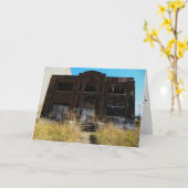 「Blocked Out」ハローエンカード カード (黄色い花)