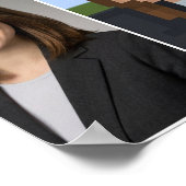 BlockPix Minecraft Character Poster ポスター (角)