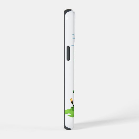 BlockQuest Adventures - Pixel Art iPhone 15ケース (右側面)